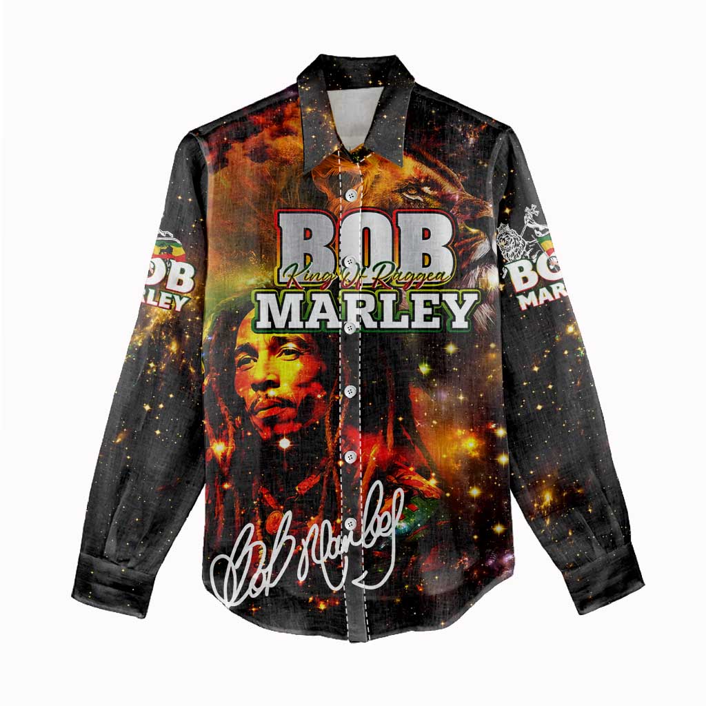 Bob King Of Reggae Rastafari Lion Women Casual Shirt You Never Know How Strong You Are