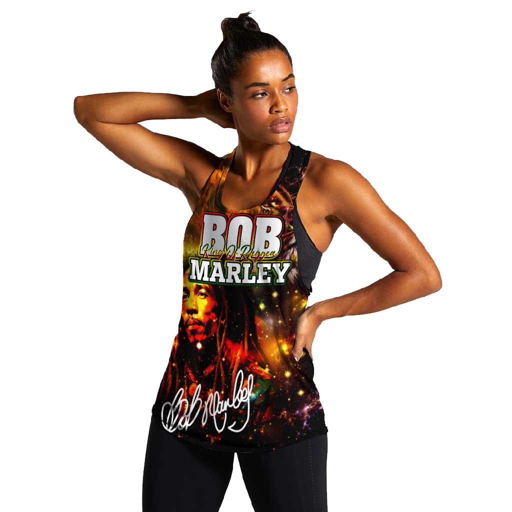 Bob King Of Reggae Rastafari Lion Women Racerback Tank You Never Know How Strong You Are