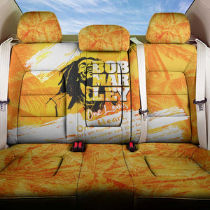 Legend Bob Reggae Afro Back Car Seat Cover One Love One Heart Tropical Leaf