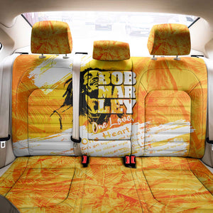 Legend Bob Reggae Afro Back Car Seat Cover One Love One Heart Tropical Leaf