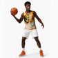 Legend Bob Reggae Afro Basketball Jersey One Love One Heart Tropical Leaf - African Pride