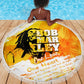 Legend Bob Reggae Afro Beach Blanket One Love One Heart Tropical Leaf