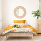 Legend Bob Reggae Afro Bedding Set One Love One Heart Tropical Leaf