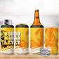Legend Bob Reggae Afro 4 in 1 Can Cooler Tumbler One Love One Heart Tropical Leaf
