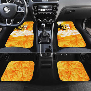 Legend Bob Reggae Afro Car Mats One Love One Heart Tropical Leaf