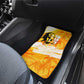Legend Bob Reggae Afro Car Mats One Love One Heart Tropical Leaf