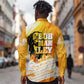 Legend Bob Reggae Afro Long Sleeve Button Shirt One Love One Heart Tropical Leaf