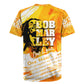 Legend Bob Reggae Afro Rugby Jersey One Love One Heart Tropical Leaf