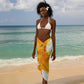 Legend Bob Reggae Afro Sarong One Love One Heart Tropical Leaf