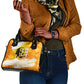 Legend Bob Reggae Afro Shoulder Handbag One Love One Heart Tropical Leaf
