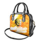 Legend Bob Reggae Afro Shoulder Handbag One Love One Heart Tropical Leaf