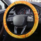 Legend Bob Reggae Afro Steering Wheel Cover One Love One Heart Tropical Leaf