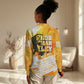 Legend Bob Reggae Afro Women Casual Shirt One Love One Heart Tropical Leaf