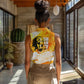 Legend Bob Reggae Afro Women Sleeveless Polo Shirt One Love One Heart Tropical Leaf