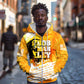 Legend Bob Reggae Afro Zip Hoodie One Love One Heart Tropical Leaf