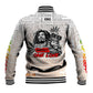 Afro King of Reggae Legend Bob Baseball Jacket Rastafari Lion Cannabis Typography Style