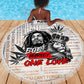 Afro King of Reggae Legend Bob Beach Blanket Rastafari Lion Cannabis Typography Style