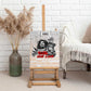Afro King of Reggae Legend Bob Canvas Wall Art Rastafari Lion Cannabis Typography Style