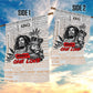 Afro King of Reggae Legend Bob Garden Flag Rastafari Lion Cannabis Typography Style