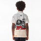 Afro King of Reggae Legend Bob Kid Polo Shirt Rastafari Lion Cannabis Typography Style