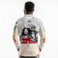 Afro King of Reggae Legend Bob Long Sleeve Polo Shirt Rastafari Lion Cannabis Typography Style