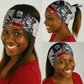 Afro King of Reggae Legend Bob Neck Gaiter Rastafari Lion Cannabis Typography Style DT02