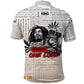 Afro King of Reggae Legend Bob Polo Shirt Rastafari Lion Cannabis Typography Style