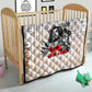 Afro King of Reggae Legend Bob Quilt Rastafari Lion Cannabis Typography Style