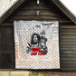 Afro King of Reggae Legend Bob Quilt Rastafari Lion Cannabis Typography Style