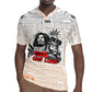 Afro King of Reggae Legend Bob Rugby Jersey Rastafari Lion Cannabis Typography Style