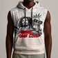 Afro King of Reggae Legend Bob Sleeveless Hoodie Rastafari Lion Cannabis Typography Style - African Pride