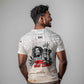 Afro King of Reggae Legend Bob T shirt Rastafari Lion Cannabis Typography Style
