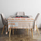 Afro King of Reggae Legend Bob Tablecloth Rastafari Lion Cannabis Typography Style