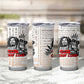 Afro King of Reggae Legend Bob Tumbler Cup Rastafari Lion Cannabis Typography Style