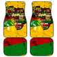 Black History Month Africa Car Mats Strength Love and Justice Typography