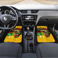 Black History Month Africa Car Mats Strength Love and Justice Typography