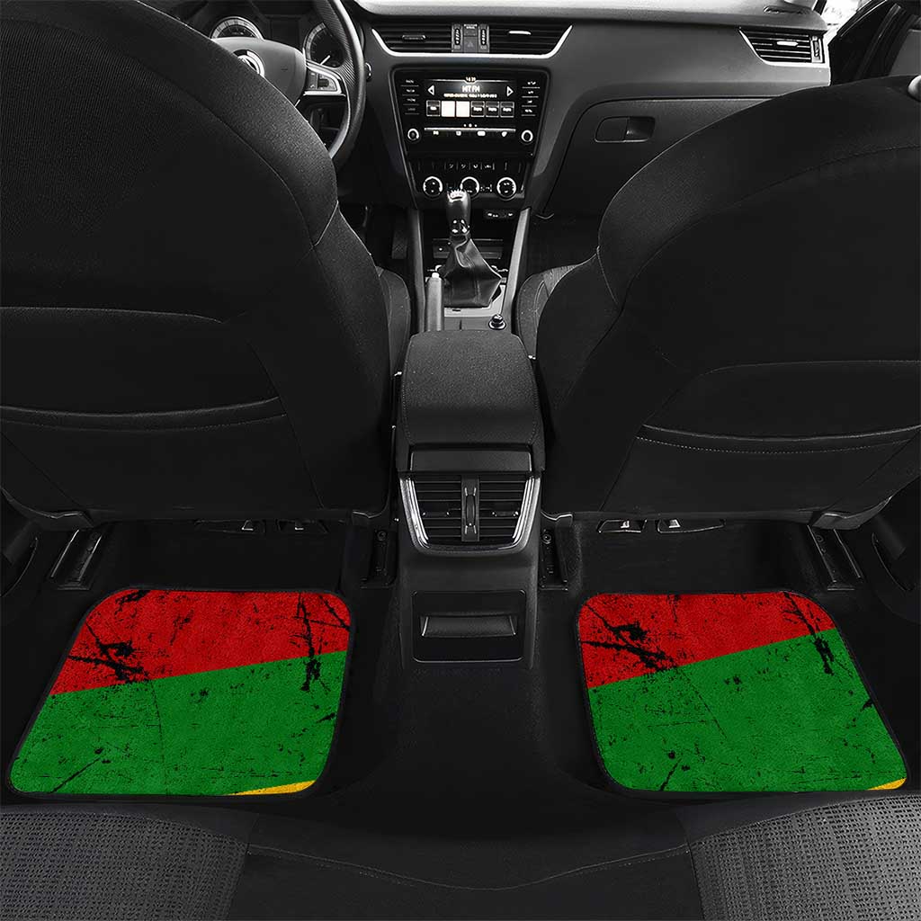 Black History Month Africa Car Mats Strength Love and Justice Typography