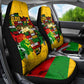 Black History Month Africa Car Seat Cover Strength Love and Justice Typography