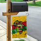 Black History Month Africa Garden Flag Strength Love and Justice Typography