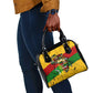 Black History Month Africa Shoulder Handbag Strength Love and Justice Typography
