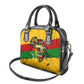 Black History Month Africa Shoulder Handbag Strength Love and Justice Typography