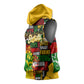 Black History Month Africa Sleeveless Hoodie Strength Love and Justice Typography - African Pride