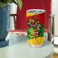 Black History Month Africa Tumbler Cup Strength Love and Justice Typography