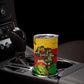 Black History Month Africa Tumbler Cup Strength Love and Justice Typography