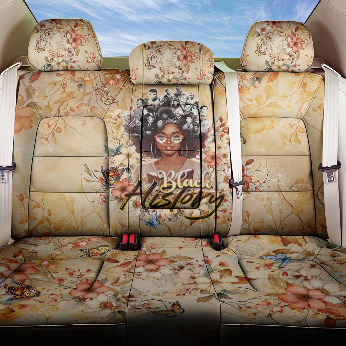 African Women Black History Back Car Seat Cover Civil Rights Leaders My Roots