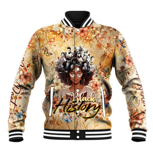 African Women Black History Baseball Jacket Civil Rights Leaders My Roots