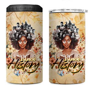 African Women Black History 4 in 1 Can Cooler Tumbler Civil Rights Leaders My Roots