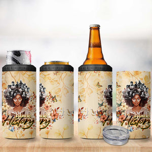 African Women Black History 4 in 1 Can Cooler Tumbler Civil Rights Leaders My Roots