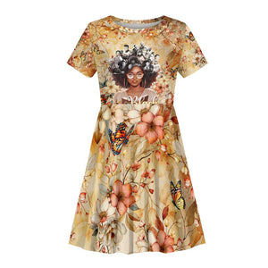 African Women Black History Kid Short Sleeve Dress Civil Rights Leaders My Roots