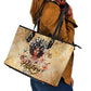 African Women Black History Leather Tote Bag Civil Rights Leaders My Roots